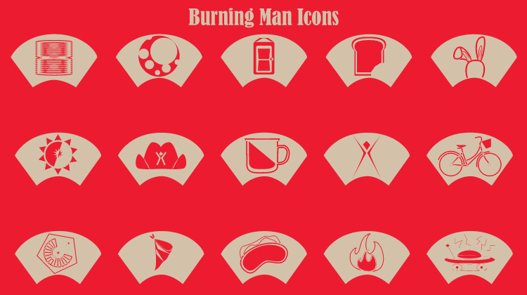 Burning Man Icon Full Set